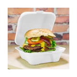 Single Burger Takeaway Boxes - 25s, 50s, 100s, Polystyrene