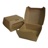 Single Burger Takeaway Boxes, Tuck In - 10s, 20s, 50s