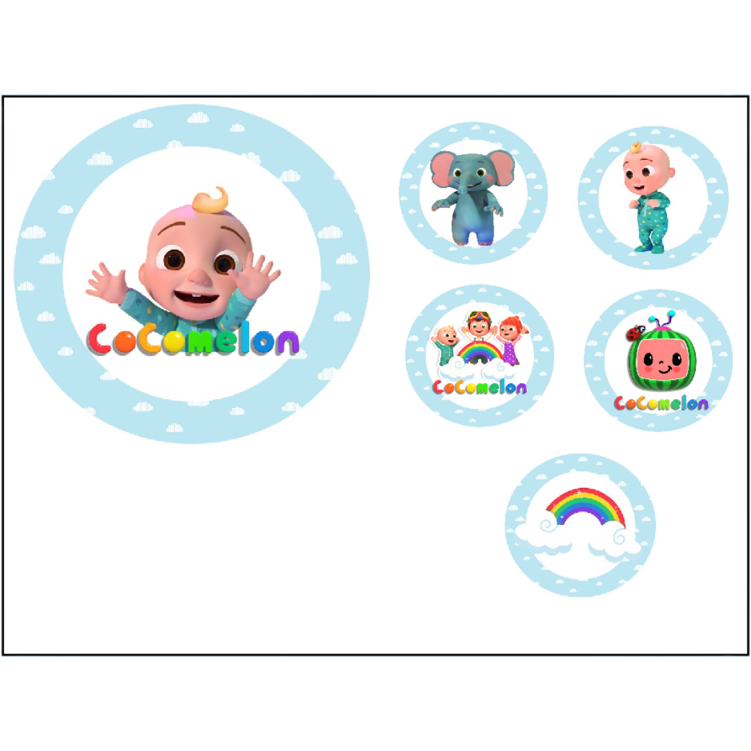 Edible Print - Cocomelon Bento 2