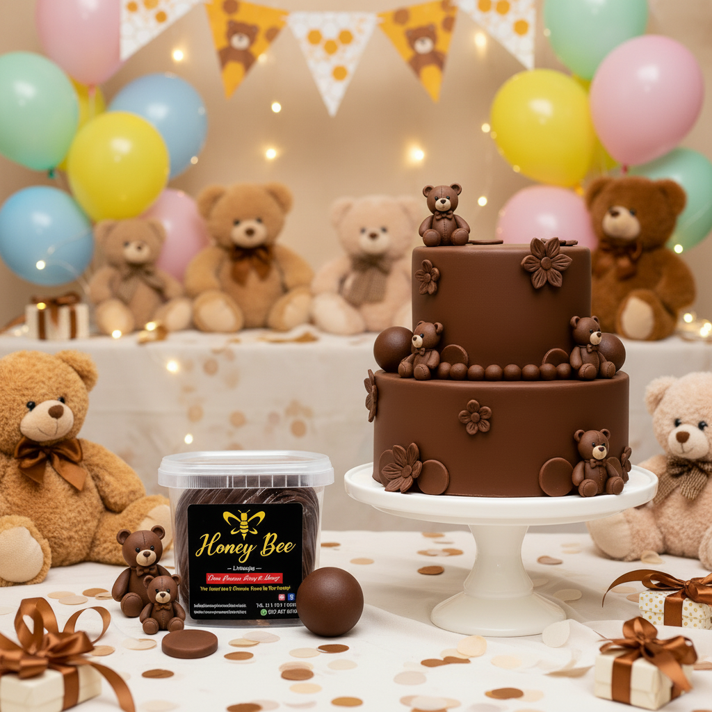 Premium Fondant – Choc Brown, Assorted Sizes
