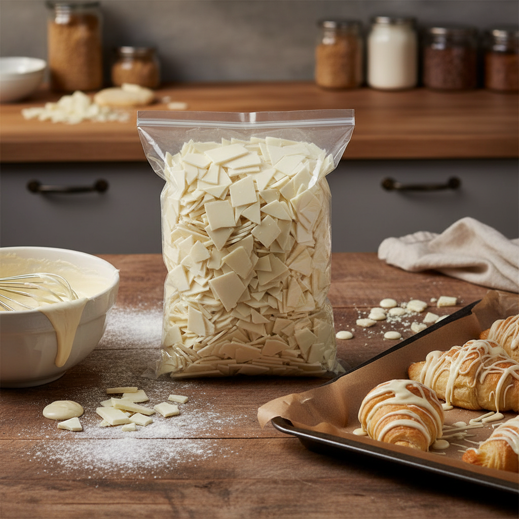 Chockex White Chocolate Chips - Assorted Sizes