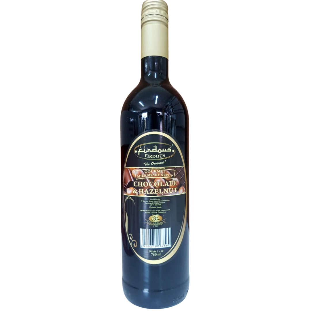 Firdous Chocolate & Hazelnut Syrup- 750ml