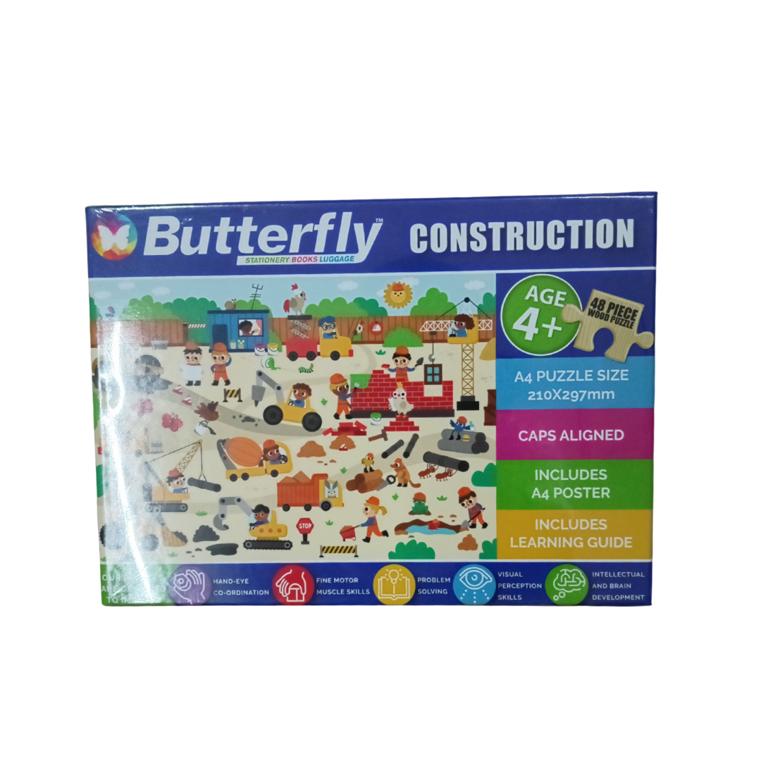 Construction Wooden Puzzle 48pcs