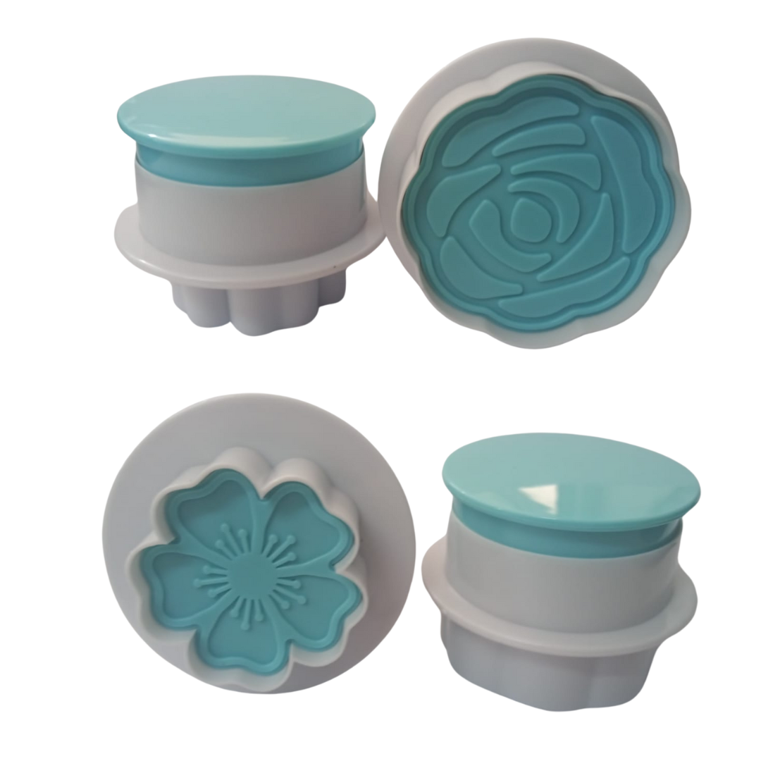 Biscuit Stamp Embosser - Plunger, Rose & Flower