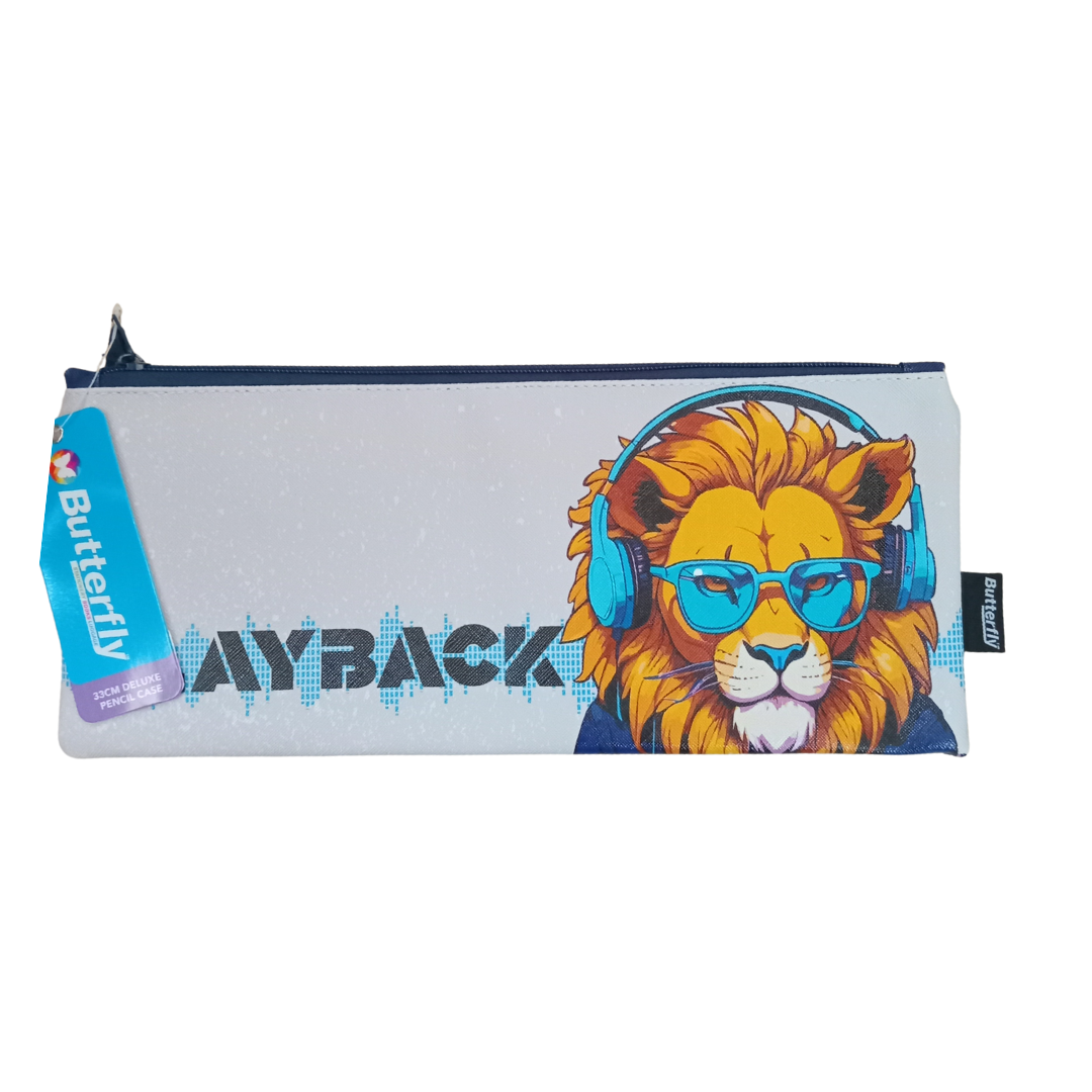 Butterfly Pencil Case - Ayback lion , (33cm)
