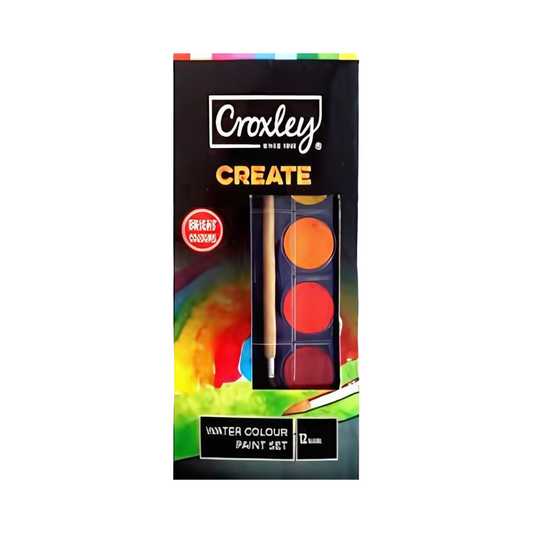 Croxley Create Water Colour Paint Set of 12