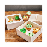 Muffin (cupcake) Box - Holds 4