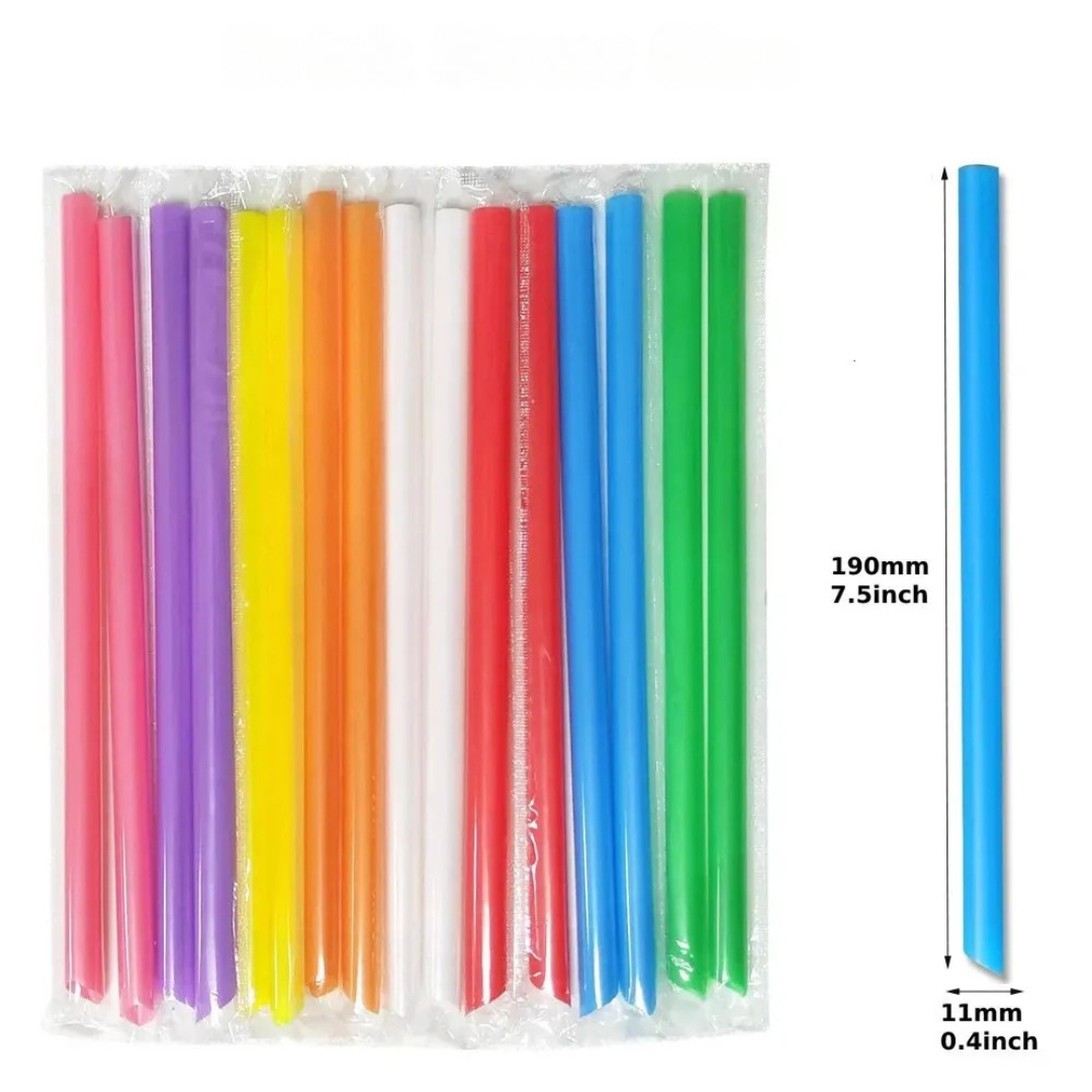 Thick Drinking Straws - 20pcs