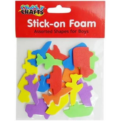 Crazy Crafts Stick-on Foam Assorted Packs