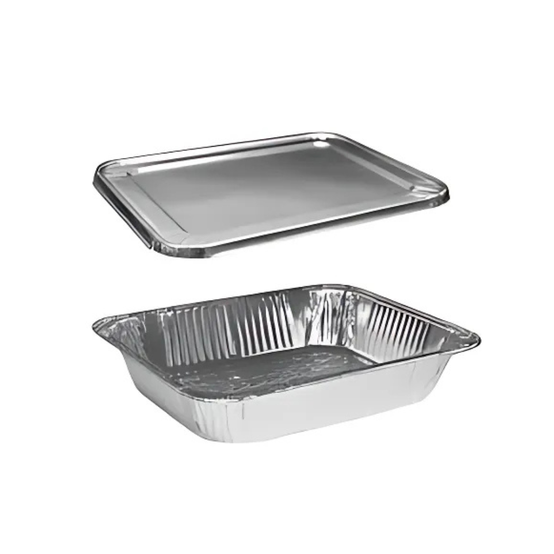Foil Trays With Lids - 5 pcs