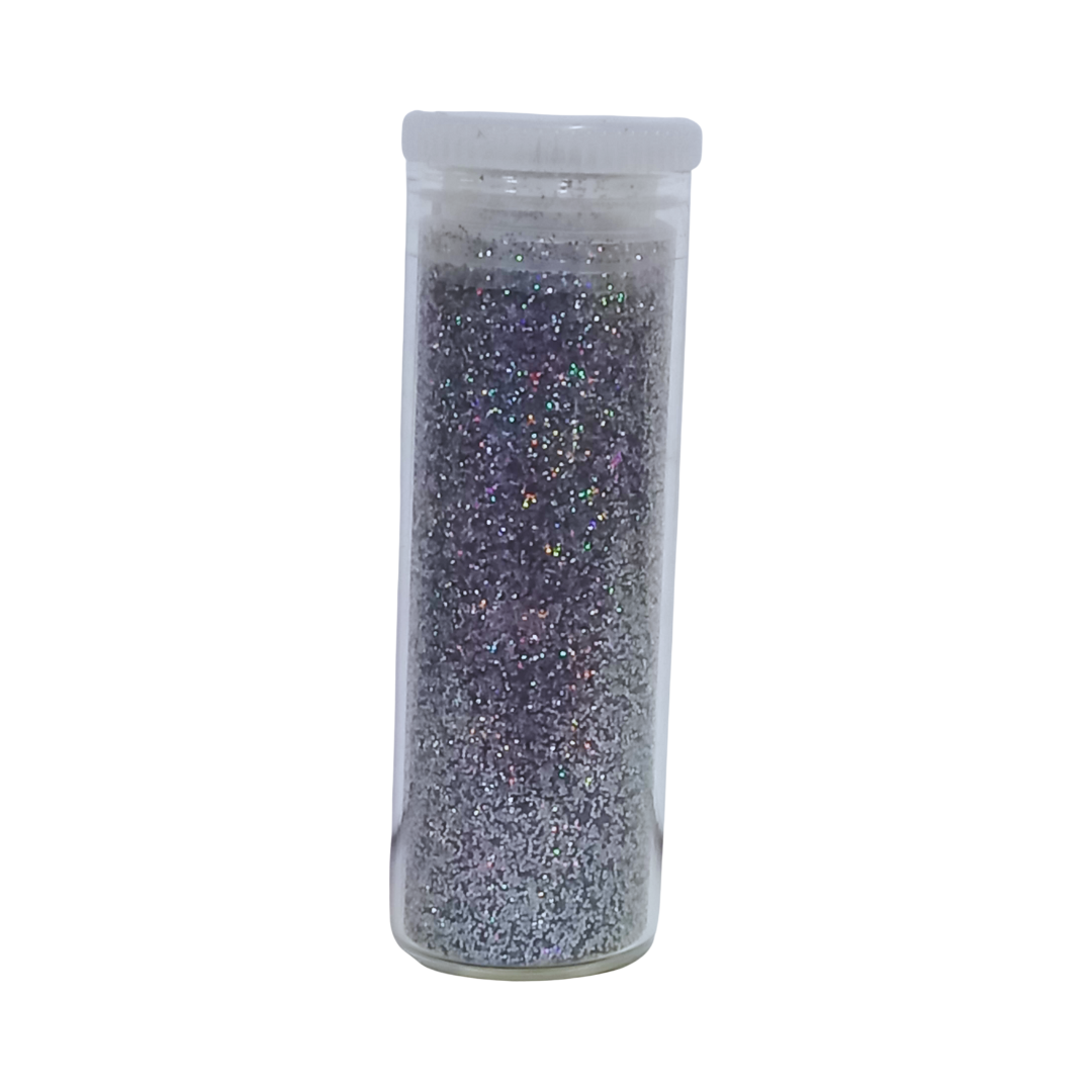 Edible Glitter Vial - Holographic Silver