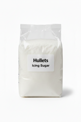 Bag of Huletts Icing Sugar on a white background
