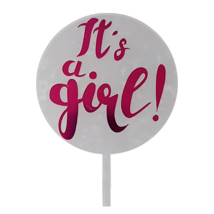 Cake Toppers or Baby Shower Cakes - Acrylic, Oh Baby, Mom To Be, Its a Boy, Its A Girl