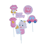 Character Cake toppers - 8/6 Piece