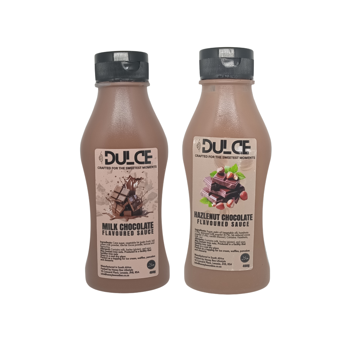 Dulce Milk & Hazelnut Chocolate Sause Combo
