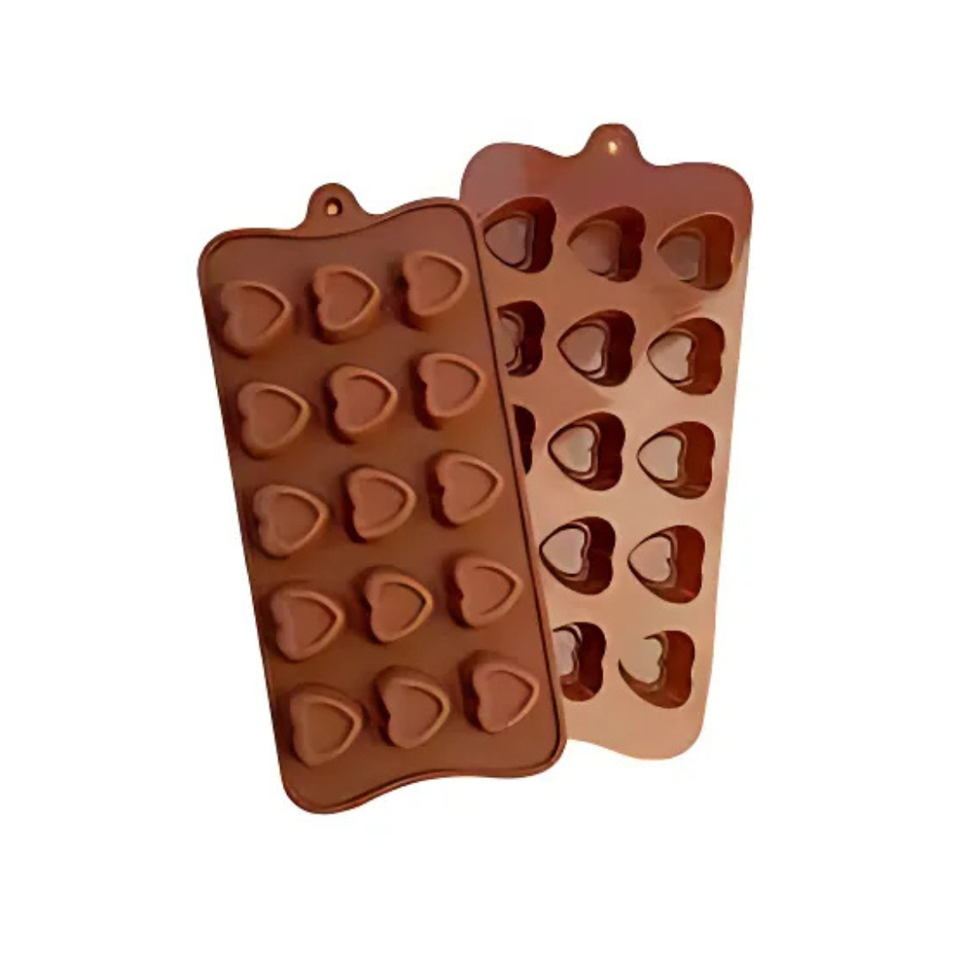 Silicone Mould Mini Hearts-15 pcs