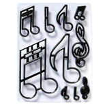 Musical Notes Cookie Cutter - 10pcs