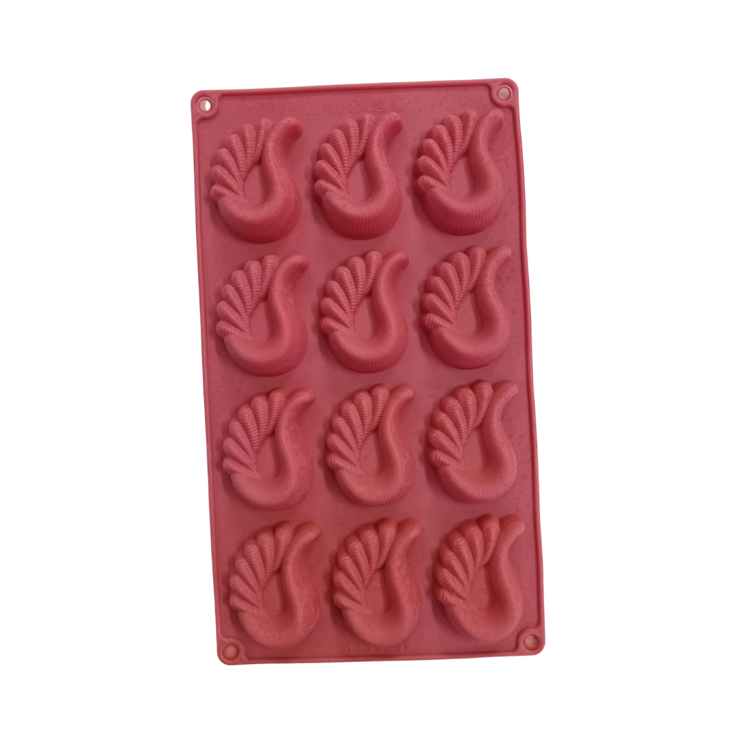 Silicone Mould Paisley -12 pcs