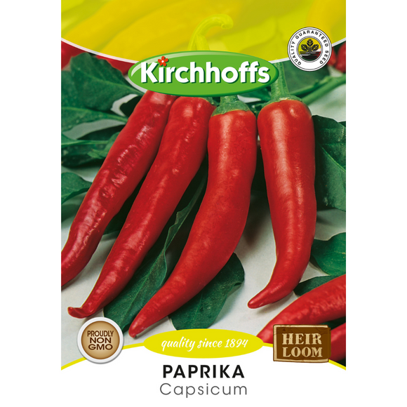 Paprika (Capsicum) - Kirchhoff Seeds, Herbs