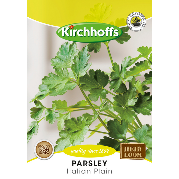 Parsley (Italian Plain) - Kirchhoff Seeds, Herbs