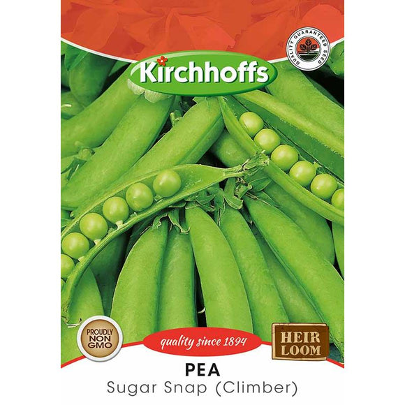 Pea (Sugar Snap - Climber) - Kirchhoff Seeds, Vegetables