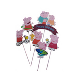 Character Cake toppers - 8/6 Piece