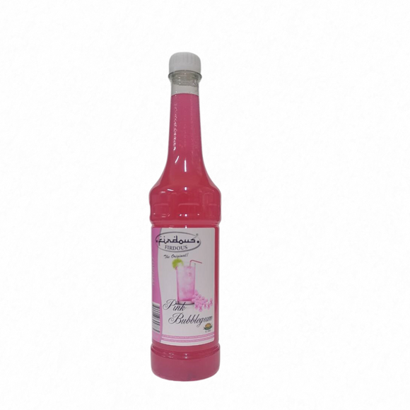 Firdous Pink Bubblegum Cordial  - Non-alcoholic, 750ml