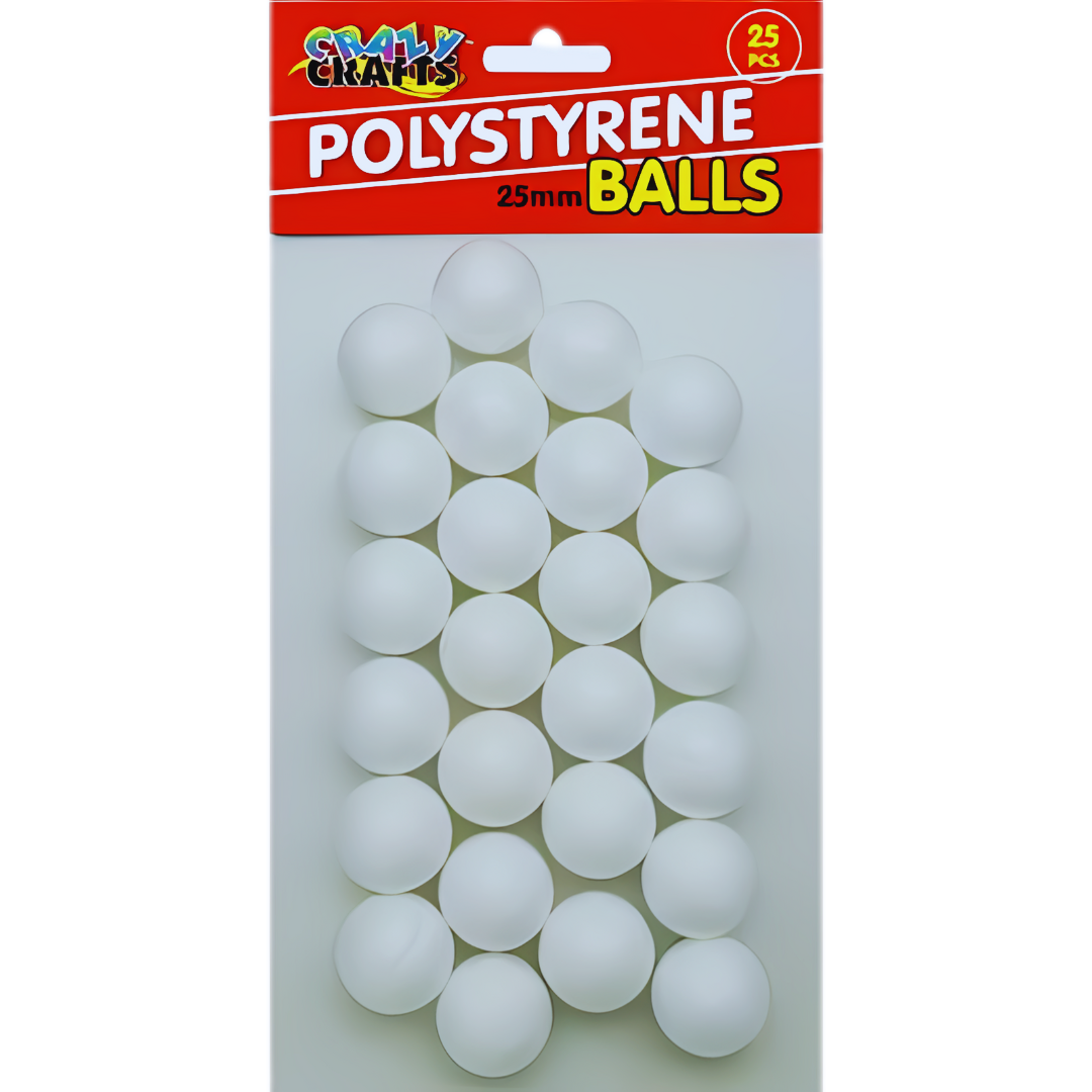 Polystyrene Balls 25mm, 25's – Honey Bee Online - Main Image