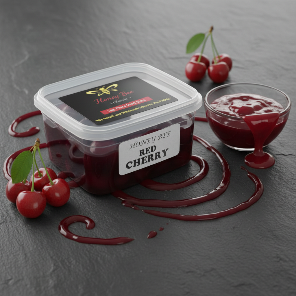 Red Cherry Fruit Topping – 300g Ready-to-Use Dessert & Cake Topping