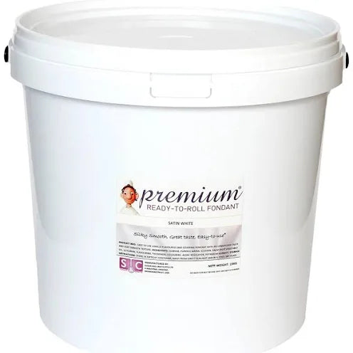 Premium Fondant - White, 5kg