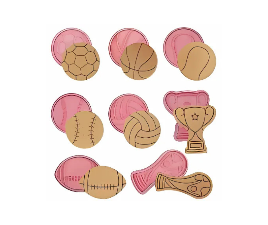 Sports Cookie Cutter - 8pcs