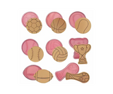 Sports Cookie Cutter - 8pcs
