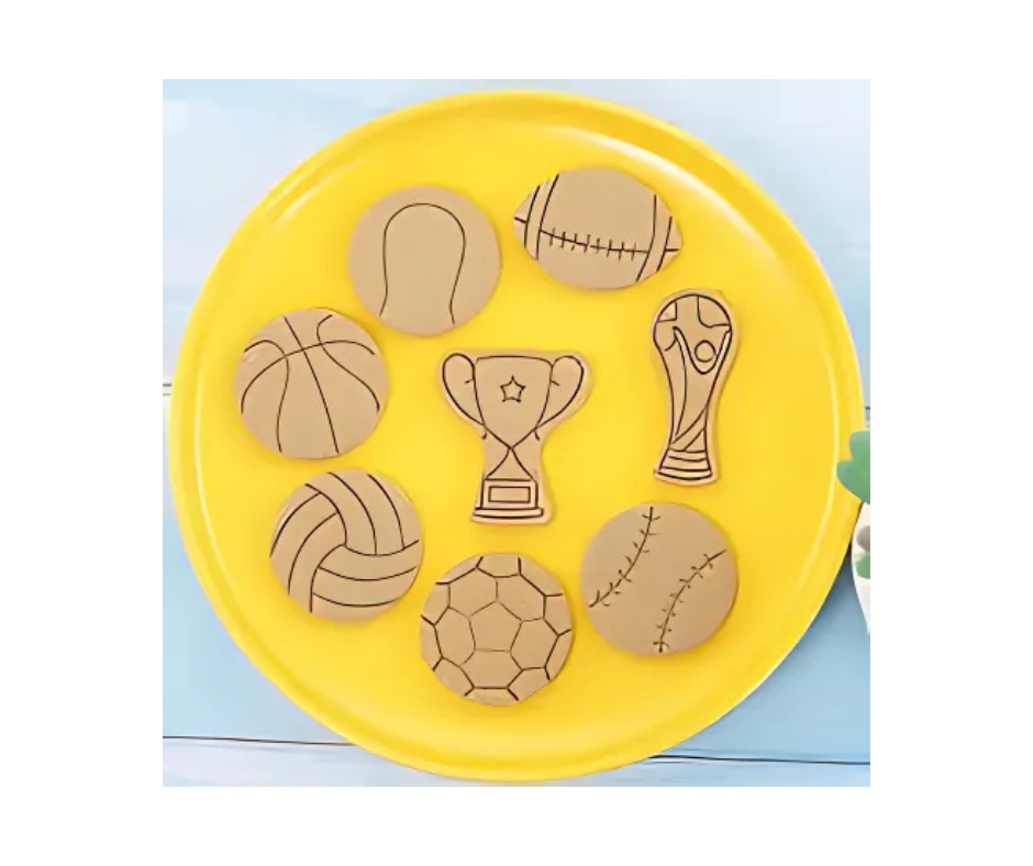 Sports Cookie Cutter - 8pcs