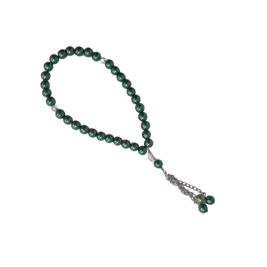 Tasbeeh - 33 Bead,  Forest Green