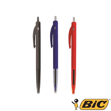 BIC Click Medium Point Pen - Singles - Black/ Blue / Red
