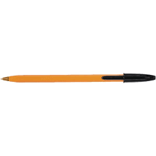 BIC- Orange Fine Ballpoint Pen Singles - Black/ Blue/ Red