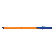 BIC- Orange Fine Ballpoint Pen Singles - Black/ Blue/ Red