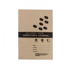 A4 Softcover 8 Column Creditors Journal 72 Page