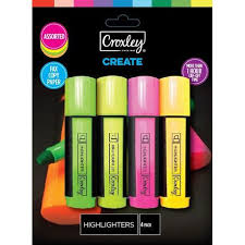 Croxley Highlighters 4's