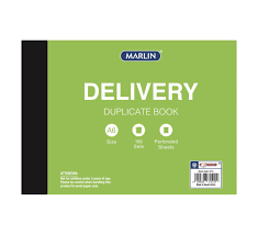 MARLIN DELIVERY BOOK A6L DUPLICATE