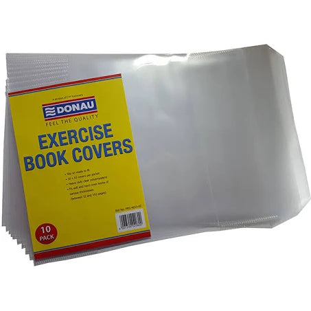 Donau Exercise Book Slip On Plastic Covers A4