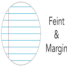 A5 Hardcover Feint and Margin 192 Page, Treeline