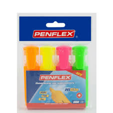 PENFLEX HIGHLIGHTERS 4'S