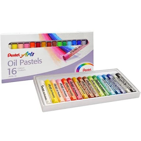 Pentel Arts Oil Pastels 16's