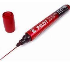 Pilot Permanent Marker Bullet Tip - Red