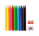 Pritt Wax Crayons 12's