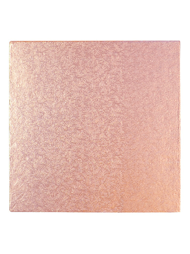 Cake Board Square Rose Gold Masonite Assorted Sizes