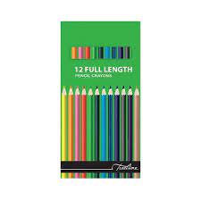 Treeline Full Length Pencil Crayons 12's