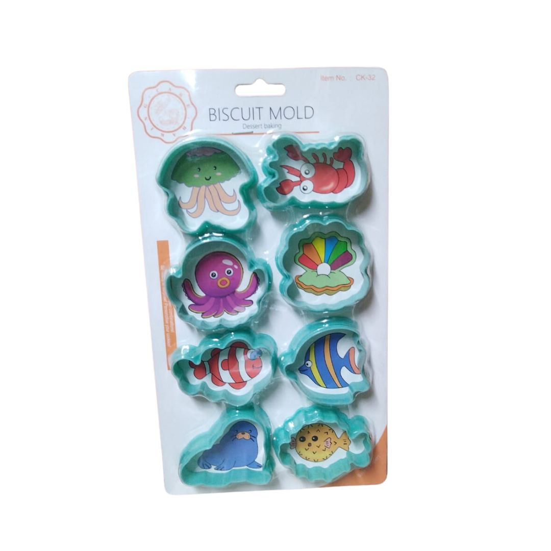 Under the SeaTheme Biscuit Mould Set 8pc