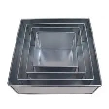 Cake Pan Square Shape Assorted Sizes Honey Bee